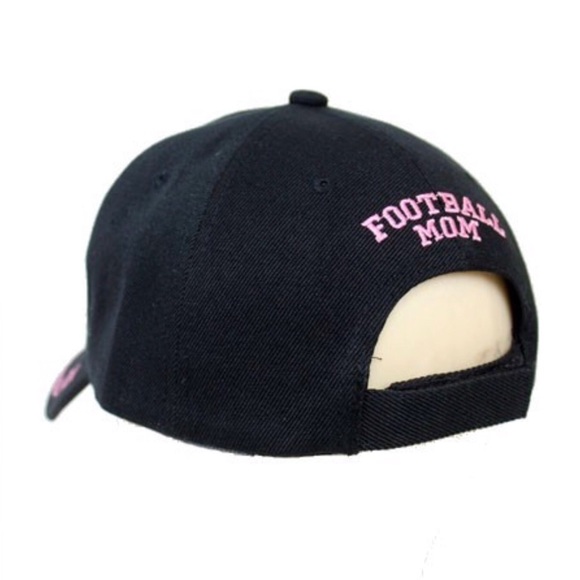 Pink & Black Football Mom Cap - Picture 2 of 2